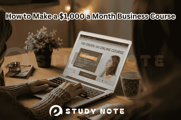 How to Make a $1,000 a Month Business Course